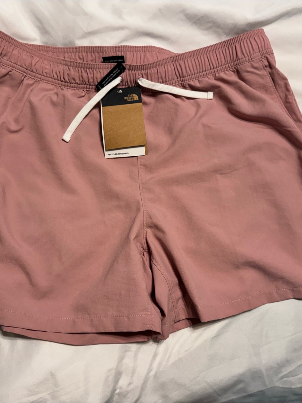 The North Face Men’s Rose Pink Athletic Drawstring Shorts